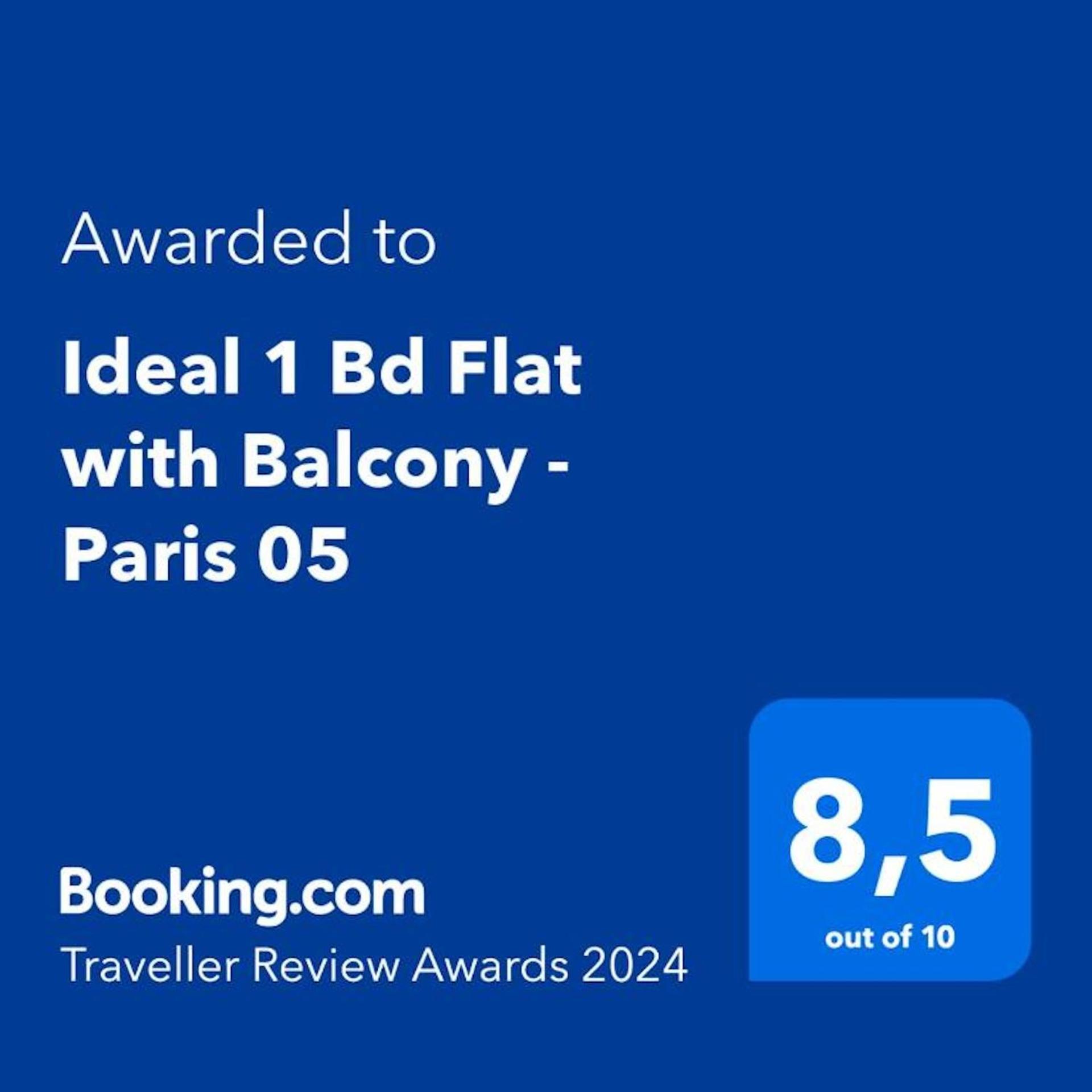 Ideal 1 Bd Flat With Balcony - Paris 05 Dış mekan fotoğraf